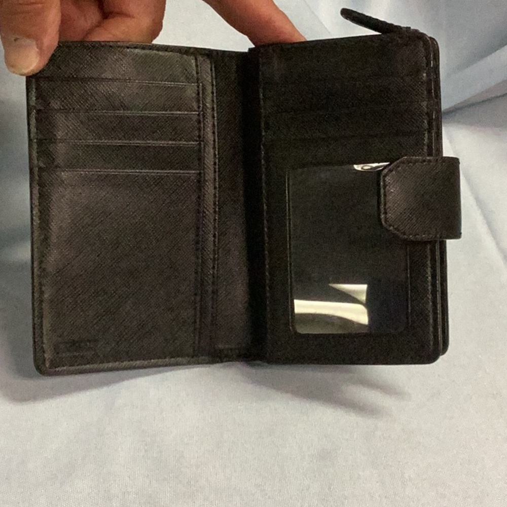 Coach Midnight Black Leather Wallet - Picture 8 of 13